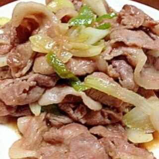 焼肉のタレで豚のしょうが焼き